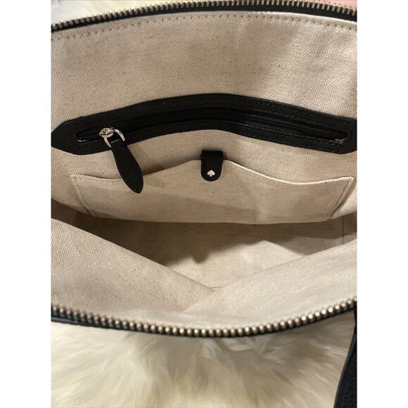 Kate Spade‎ New York Carolyn Black Pebble Leather Shoulder Bag / Purse - Picture 7 of 8